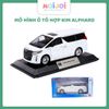 Mô hình ô tô hợp kim Alphard tỉ lệ 1:18 – mở cửa, capo, cốp, chi tiết tinh xảo