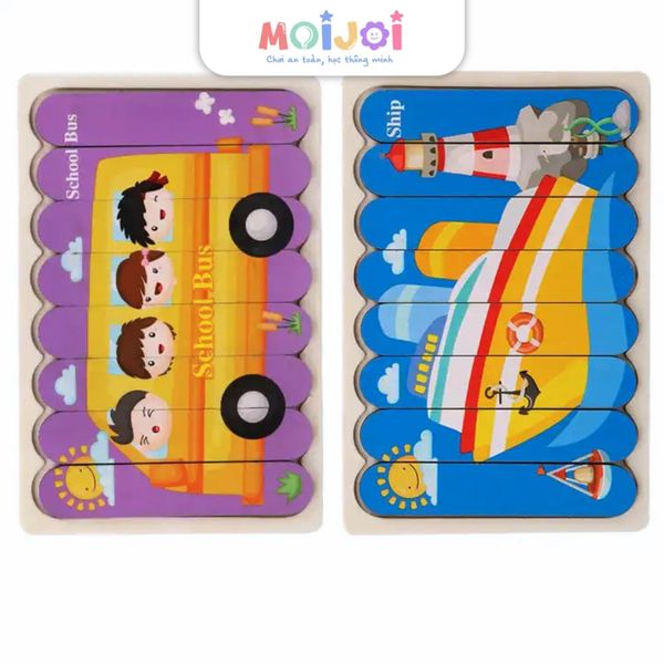 Bộ ghép hình que kem nhiều chủ đề – Đồ chơi xếp hình sáng tạo, phát triển tư duy cho bé