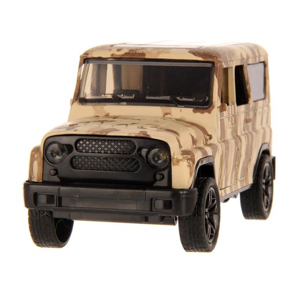 Xe mô hình UAZ Hunter quân đội có đèn và âm thanh – phong cách Off-Road mạnh mẽ