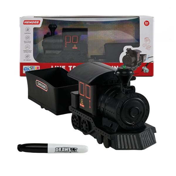 Tàu hỏa cổ điển đi theo nét vẽ – Đồ chơi STEAM sáng tạo cho bé