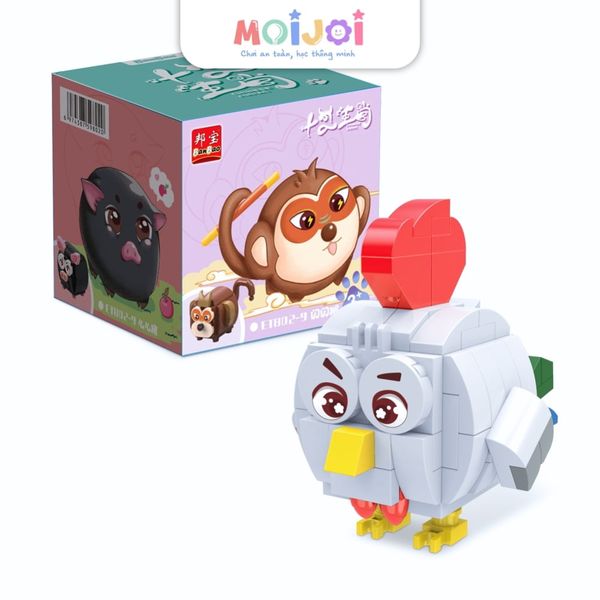 Đồ chơi lắp ráp mô hình gà con BanBao ET802-10 (92 chi tiết)