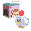 Đồ chơi lắp ráp mô hình gà con BanBao ET802-10 (92 chi tiết)