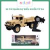 Xe tải quân sự điều khiển từ xa – Military RC Truck 6 bánh, tải trọng lớn, vượt địa hình mạnh mẽ