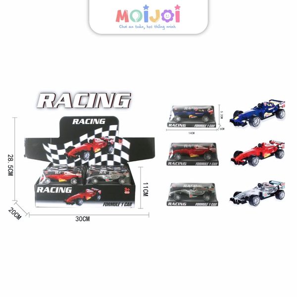Xe đua mô hình Formula Racing 1:32 – chi tiết sắc nét, chất liệu nhựa ABS an toàn, Mẫu ngẫu nhiên