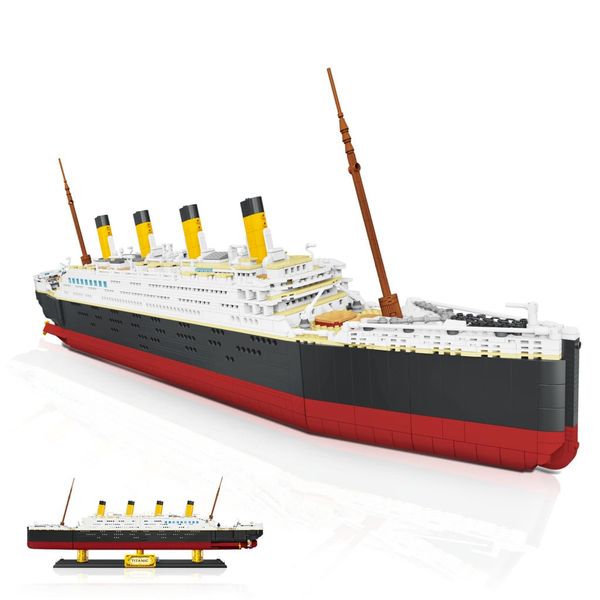 Mô hình lắp ráp tàu Titanic 6001 (dài 74cm) - Decor lịch sử và sưu tầm cao cấp