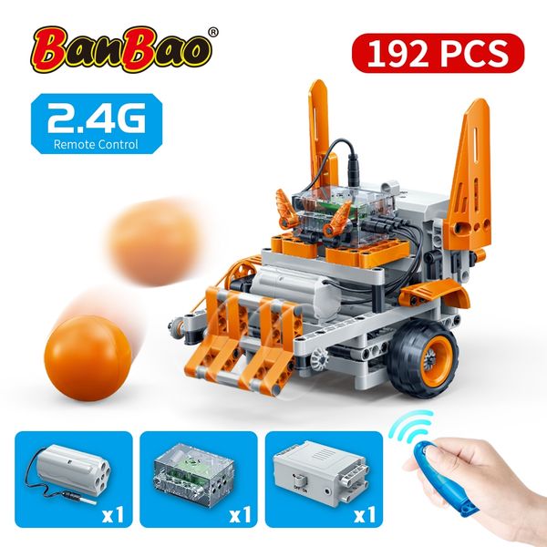 Đồ chơi lắp ráp STEM robot điều khiển từ xa BanBao 6925  (192 chi tiết)