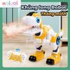 Đồ chơi mô hình khủng long Robot điều khiển, hát, gầm rũ, đi lại, phát sáng, tạo hiệu ứng phun lửa