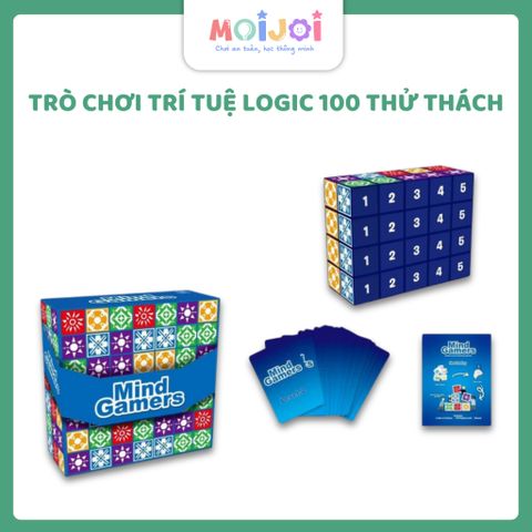 Đồ chơi thông minh tư duy logic 100 thử thách - Xếp hình khối hoa văn phù hợp - Mind gamers