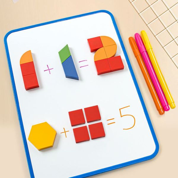 Đồ chơi trí tuệ xếp hình nam châm Tangram Magic Puzzle 128/252 chi tiết, thẻ mẫu đa dạng