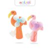Quạt cầm tay mini hình chim hồng hạc – flamingo fan toys series – đồ chơi gió mát cho bé