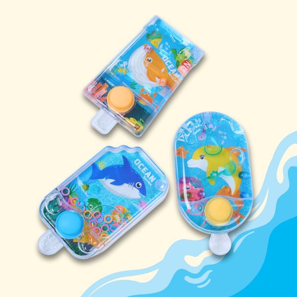 Đồ chơi nước - Máy bắn vòng nước cầm tay mini Ocean Water Game – Chủ đề đại dương, màu ngẫu nhiên