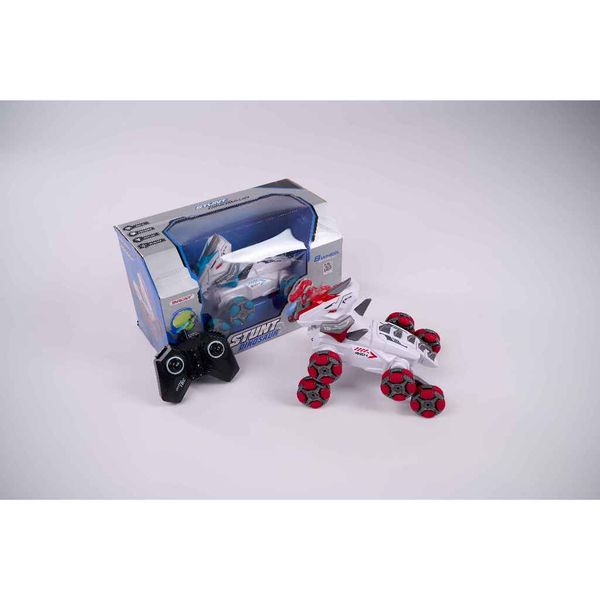 Xe điều khiển từ xa stunt dinosaur biến hình phun khói, mô hình trang trí cao cấp