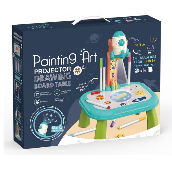 Bàn vẽ chiếu hình tên lửa – kích thích tư duy & sáng tạo cho bé