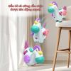 Đồ chơi Kỳ lân bận rộn đa chức năng phát triển giác quan cho bé, đồ chơi Montessori Unicorn Busy Toy