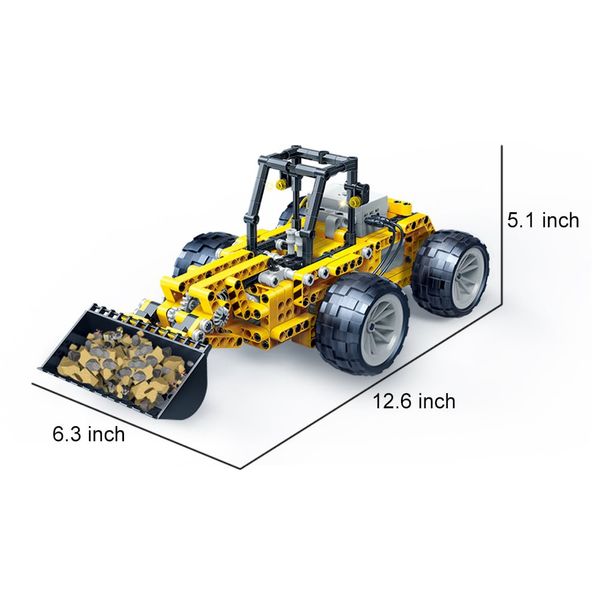 Đồ chơi lắp ráp STEM xe công trình 6in1 BanBao 6908 (1080 chi tiết)