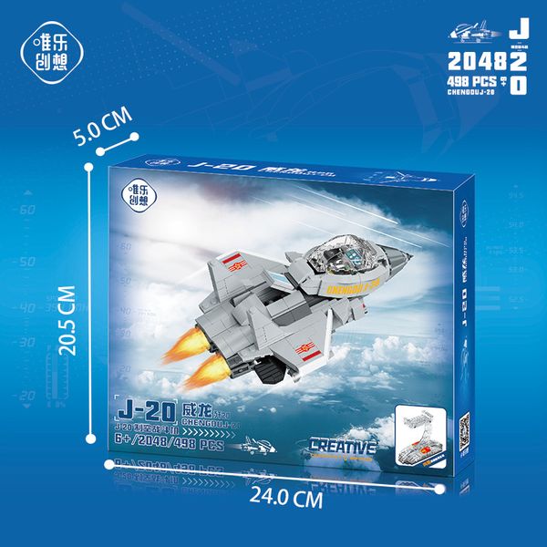 Đồ chơi lắp ráp mô hình máy bay sáng tạo 2048 (498 mảnh)