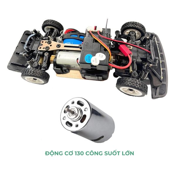 Xe đua điều khiển từ xa - Xe drift WL K969 4WD 1/28 Fast & Furious – Tốc độ 30Km/h, hợp kim, giảm xóc 4 bánh, pin 7.4V 400mAh