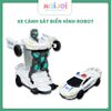 Xe cảnh sát biến hình robot tự động – Đồ chơi biến hình thông minh cho bé