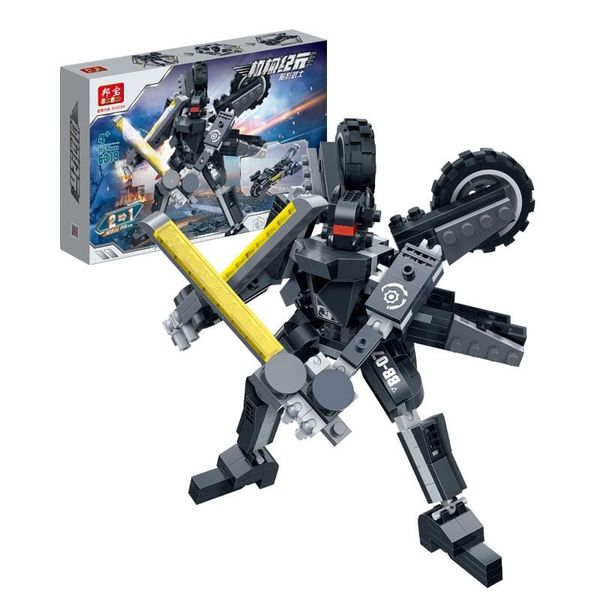 Đồ chơi lắp ráp robot biến hình BanBao 6319 – bộ robot mech II 2in1 (255 chi tiết)