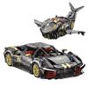 Mô hình lắp ráp xe đua tỉ lê 1:14 biến hình robot cá mập Dream Master DG2002 – Supercar Shark 2 trong 1 (1090 chi tiết)