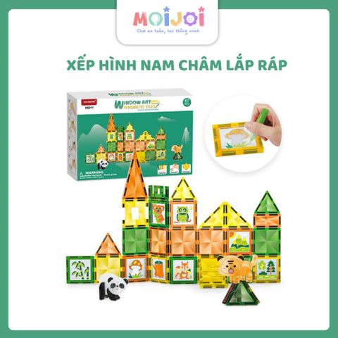 Xếp hình nam châm ánh sáng lắp ráp Window Art & Kaleidoscope – Phát triển tư duy sáng tạo cho trẻ