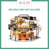 Mô hình DIY Book Nook nhà búp bê trang trí cỡ lớn –  Mô hình tiệm trà thư giãn - Tự lắp ghép sáng tạo