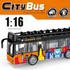 Mô hình Xe buýt thành phố 2 tầng City Bus thiết kế hiện đại tỷ lệ 1:16 có đèn và âm thanh, chạy đà cho bé