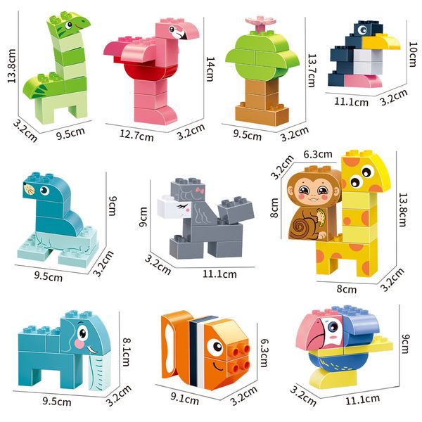 Bộ lắp ghép thú vị 11 trong 1 – BanBao ET981 (74 chi tiết)