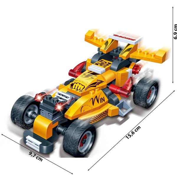 Đồ chơi lắp ráp Xe đua Turbo Power BanBao 8609 (132 chi tiết)