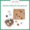 Bộ mô hình trứng các loài động vật – Đồ chơi giáo dục nhận biết, chất liệu an toàn cho bé
