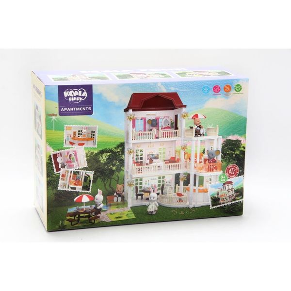 Bộ đồ chơi nhà búp bê Koala Diary Apartments – 277 chi tiết lắp ráp sáng tạo cho bé