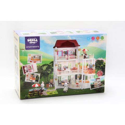 Bộ đồ chơi nhà búp bê Koala Diary Apartments – 277 chi tiết lắp ráp sáng tạo cho bé