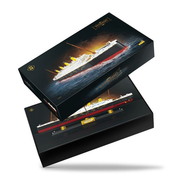Mô hình lắp ráp tàu Titanic 6001 (dài 74cm) - Decor lịch sử và sưu tầm cao cấp