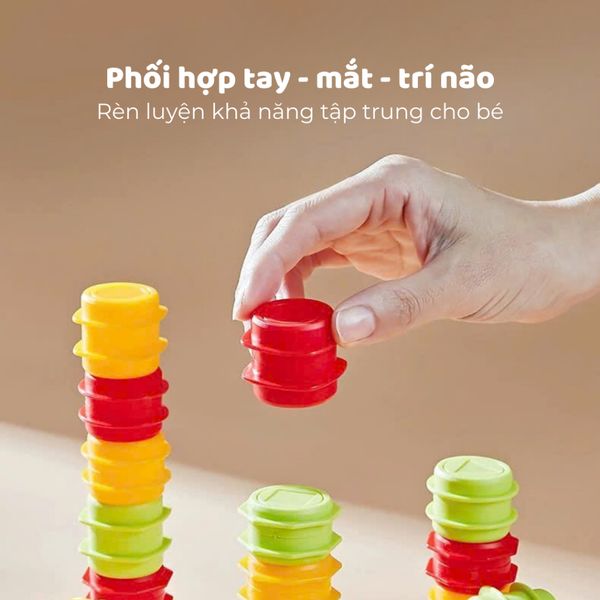 Đồ chơi STEAM Rèn luyện Khéo léo. Bộ Thử thách Xe nâng Forklift Challenge cho bé 3+