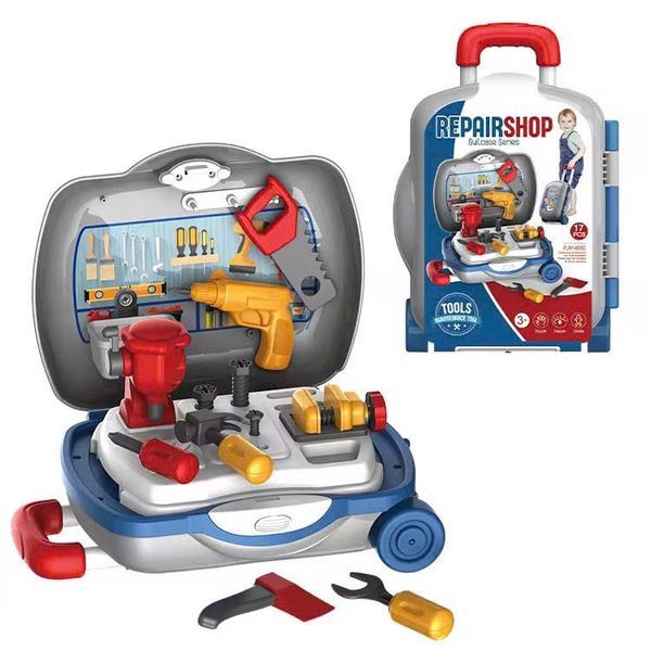 Bộ đồ chơi sửa chữa cầm tay Repair Shop 17 chi tiết – vali dụng cụ sửa chữa cho bé Moijoi Store