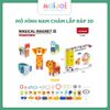 Đồ chơi xếp hình nam châm ánh sáng Magical Magnet  – Bộ lắp ghép sáng tạo, đồ chơi giáo dục tre em
