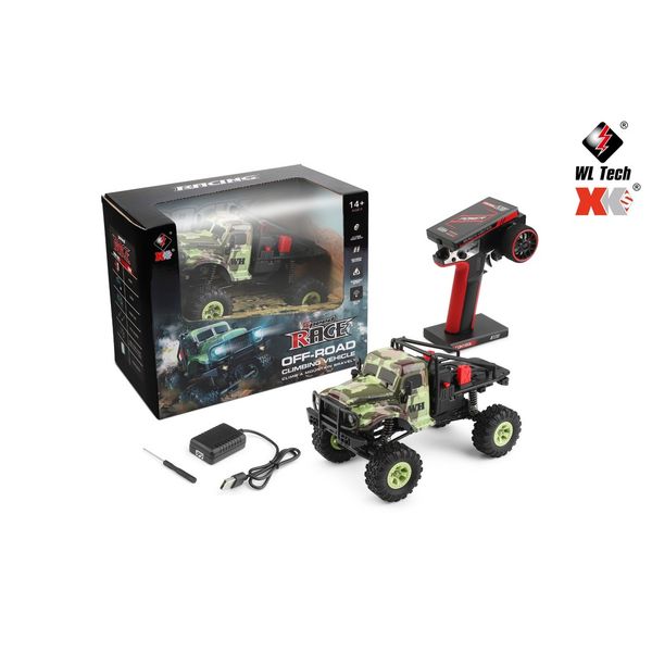 Xe off-road WL 184021 4WD Rock Climber 1/18 - xe địa hình điều khiển từ xa