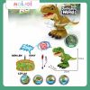 Khủng long điều khiển từ xa RC dinosaur – mô hình T-Rex phát sáng, xoay 360 độ