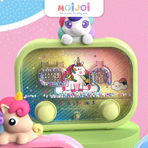 Đồ chơi nước cầm tay Unicorn – đồ chơi thả bóng giải trí cho bé (Nhiều màu)