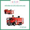 Xe cứu hỏa hợp kim phun nước – mô hình tỉ lệ 1:22 có đèn và âm thanh