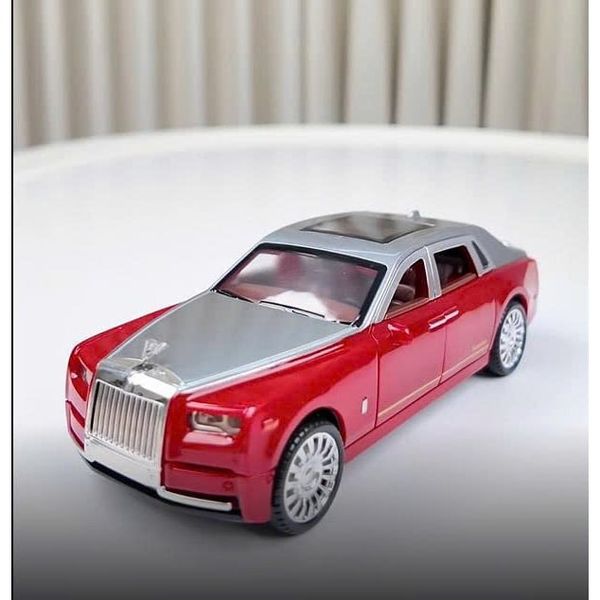 Xe Mô hình Roll.s-Roy.ce Phantom Nhựa ABS (Tỷ lệ 1:32) Mở cửa, Đèn, Âm thanh