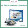 Đồ chơi lắp ráp mô hình máy bay sáng tạo 2048 (498 mảnh)