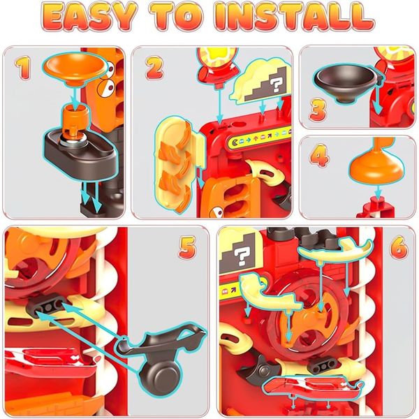 Đồ chơi bi lăn phiêu lưu thử thách thông minh 216-2Y – Bộ thí nghiệm đường chạy bi mê cung cho bé