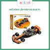 Mô hình lắp ráp xe đua F1 Yes Brick – trang trí, trưng bày (màu cam / màu hồng)