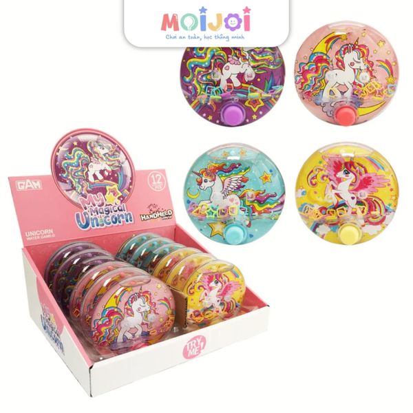 Đồ chơi nước - Máy bắn vòng nước cầm tay Mini My Magical Unicorn – Thả vòng vui nhộn, chủ đề kỳ lân, màu ngẫu nhiên