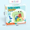 Đồ chơi pinball mini ghép hình khủng long – trò chơi xếp hình trí tuệ cho bé