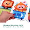 Đồ chơi ghép hình nhận biết chữ cái – Children's Cognitive Puzzle, 40 mảnh, chủ đề đoàn tàu thú