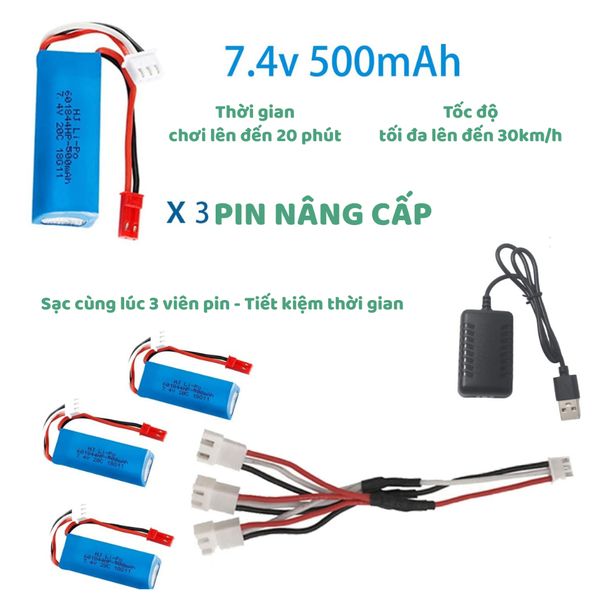 Xe đua điều khiển từ xa - Xe drift WL K969 4WD 1/28 Fast & Furious – Tốc độ 30Km/h, hợp kim, giảm xóc 4 bánh, pin 7.4V 400mAh