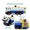 Xe bồn chở nước hợp kim - mô hình tỉ lệ 1:22 có đèn và âm thanh - Đồ chơi mô phỏng xe bồn phun nước cho bé
