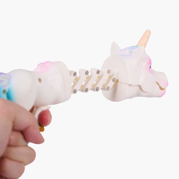 Đồ chơi co dãn kẹp tay hình kỳ lân – unicorn chomp grabber – đồ chơi bóp tay vui nhộn cho bé